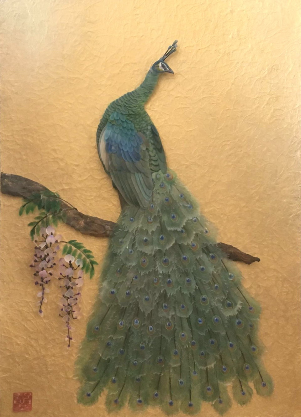 作品紹介 -東景孔雀図