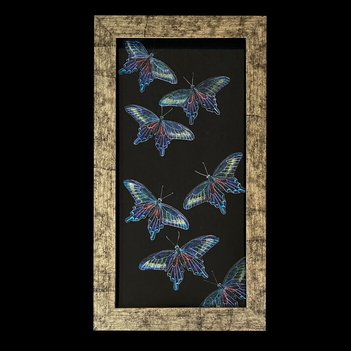 版画　「蝶の精」 鳳蝶