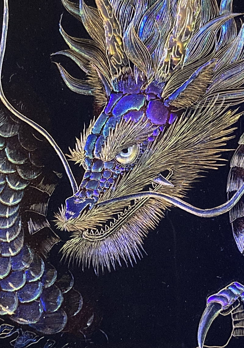 龍神　油彩画　P20号 額縁 油彩 油絵用額縁 正方形の額縁 ティンベル サイズF25 S20